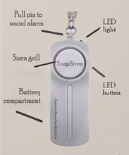 SnapSiren Personal Safety Alarm with Keychain by Powch - Powch